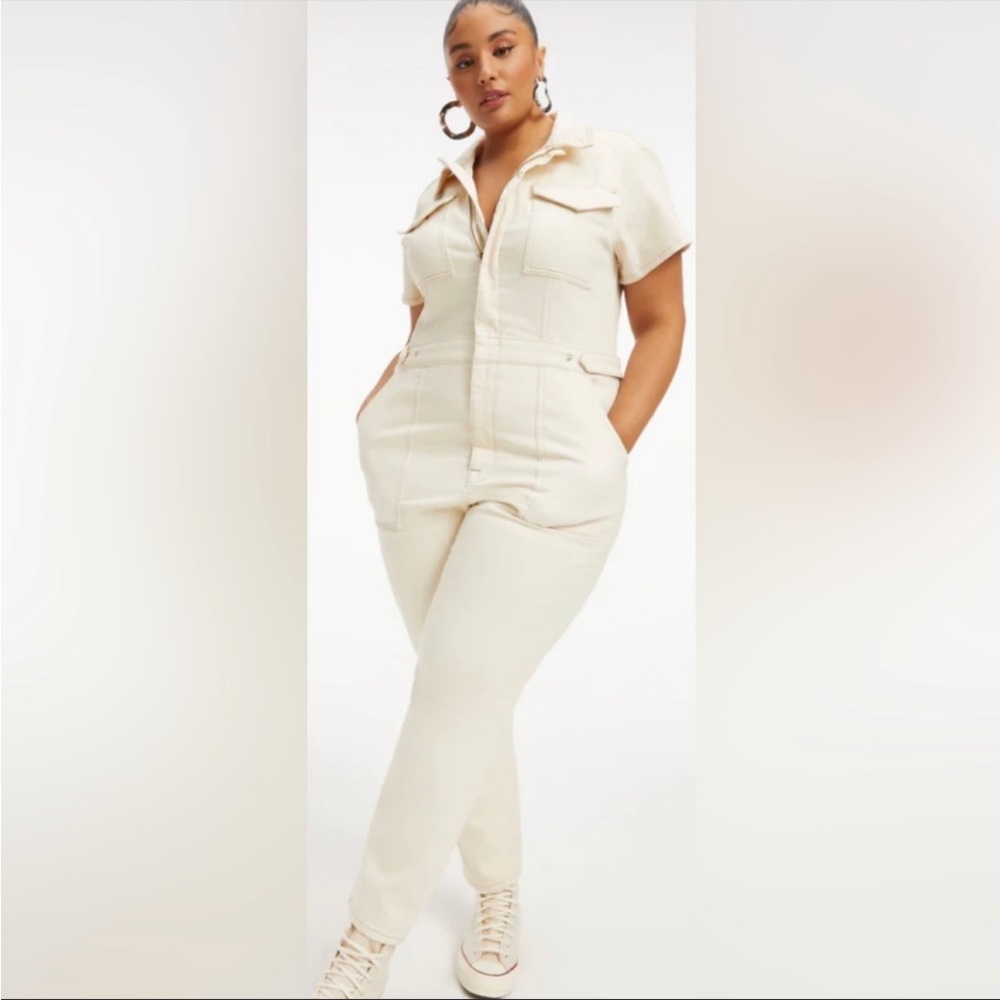 NWT GOOD AMERICAN Fit for Success Jumpsuit size 5 (fits between 16-20)